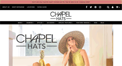 Desktop Screenshot of chapelhats.com